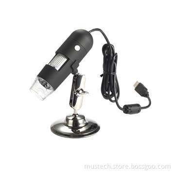 2MP 20x to 200x USB digital microscope with video/photo format